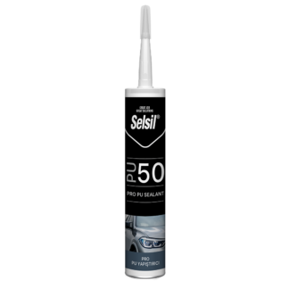 СИЛИКОН ПУ 50 – SELSIL, 300МЛ – БЯЛ,СИВ,ЧЕРЕН