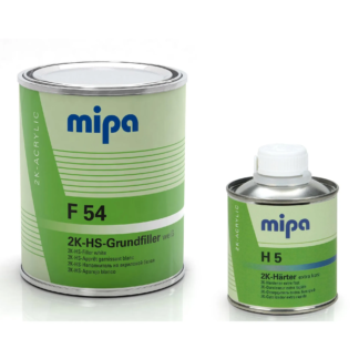 Грунд Филер F54 Mipa 2K-HS Бял 1л. + втвърдител 250мл