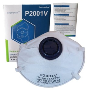 ФОРМОВАНА МАСКА С КЛАПА P2001V